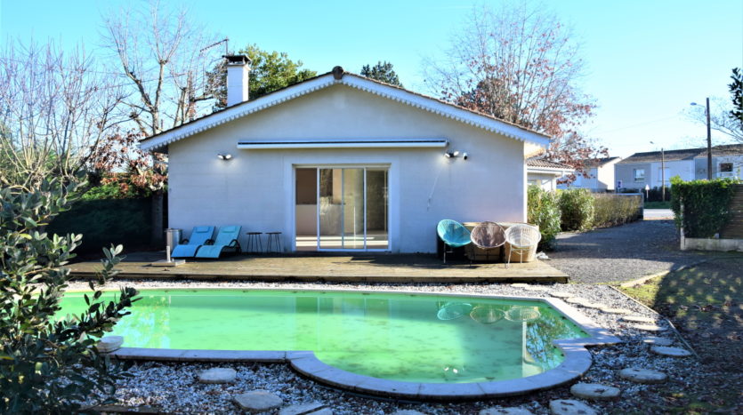 Maison Mérignac jardin piscine